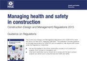Managing HSE Guidance CDM2015